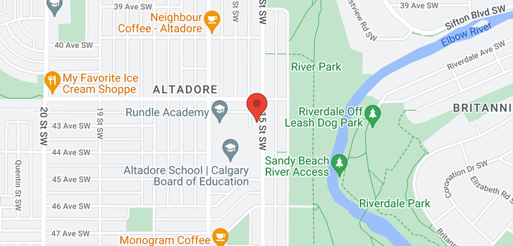 map of 4323 15 ST SW
